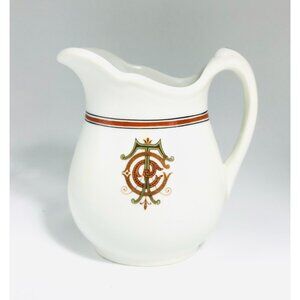 Vintage OPCO Syracuse China Ironstone Pitcher Restaurant Hotel Ware Club USA